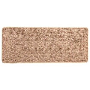 vidaXL Coureur de Tapis MARSA Jaune 50 x 100 cm Polyester et PVC