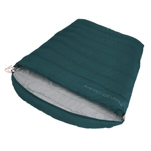 Easy Camp Sac de couchage double Moon 200 bleu sarcelle