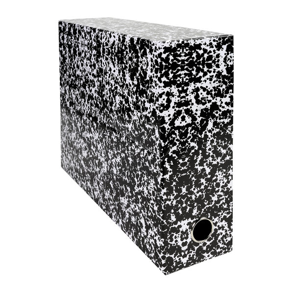 Boîte de classement carton tradition dos 9 cm- blanc - lot de 5 - exacompta