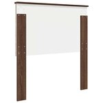 vidaXL Tête de lit avec tête de lit Chêne brun 90 cm Bois d'ingénierie