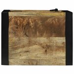 vidaXL Cabinet de Salle de Bain Marron Bois de manguier massif