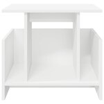 vidaXL Meuble TV 2 Pièces Blanc 50 x 35 x 45 cm Bois d'ingénierie