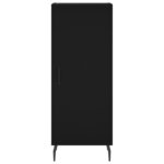 vidaXL Buffet Noir 34 5x34x90 cm Bois d'ingénierie