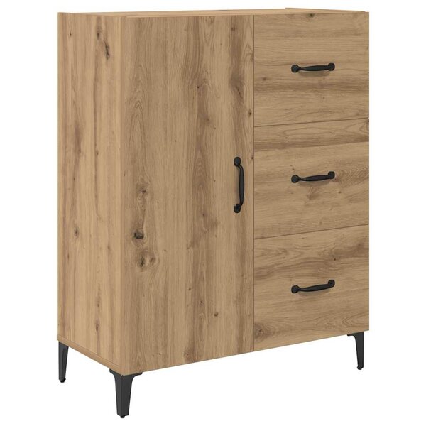 vidaXL Buffet Chêne artisanal 69 5 x 34 x 90 cm Bois d'ingénierie