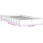 vidaXL Cadre de lit 100x200 cm Bois massif