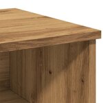 vidaXL Tables de chevet 2 Pièces chêne artisanal bois d'ingénierie