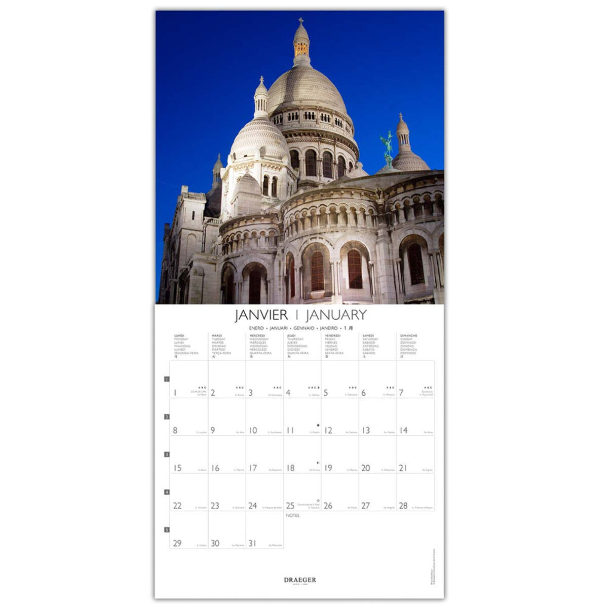 Calendrier Mural Extra Large – 121,9 X 188 Cm – Grand Tableau Blanc Annuel De 12 Mois Pour Bureau, Maison Et école – Géant, Laminé, Effaçable à Sec Et Réutilisable