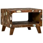 vidaXL Table basse 50x50x35 cm en bois de récupération