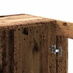 vidaXL Meuble vieux bois 82 5x30 5x80 cm bois d'ingénierie