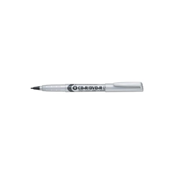 Marqueur permanent cd-r/dvd-r marker noir x 12 pentel