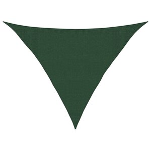 vidaXL Voile d'ombrage 160 g/m² Vert foncé 3 5x3 5x4 9 m PEHD