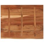 vidaXL Dessus de table 110x80x3 8 cm rectangulaire bois massif acacia
