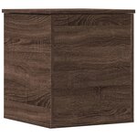 vidaXL Boîte de rangement chêne marron 40x42x46 cm bois d'ingénierie