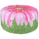 Esschert design pouf gonflable d’extérieur marguerite gerbera 58 cm