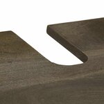 vidaXL Ensemble de meubles de salle de bain 4 Pièces noir manguier massif