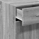 vidaXL Buffet sonoma gris 40x42 5x93 cm bois d'ingénierie