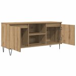 vidaXL Meuble TV Chêne artisanal 104 x 35 x 50 cm Bois d'ingénierie