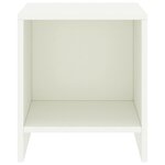 vidaXL Tables de chevet 2 Pièces Blanc 35x30x40 cm Bois de pin massif