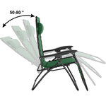 Tectake Chaise de jardin MATTEO - vert