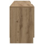 vidaXL Meuble TV 150 x 31 x 47 cm Chêne artisanal Bois d'ingénierie