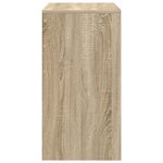 vidaXL Bureau d'écriture Chêne Sonoma Bois d'ingénierie 70 x 40 x 76 cm