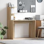 vidaXL Bureau Chêne sonoma 102 x 50 x 124 cm Bois d'ingénierie