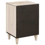 vidaXL Cabinet de salle de bain avec stockage Blanc 38 x 33 x 58 cm