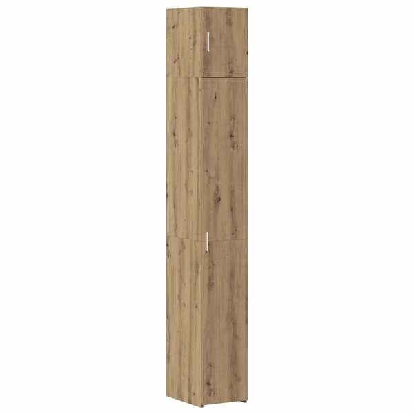 vidaXL Armoire de rangement 2 Pièces Chêne artisanal 30 x 42 5 x 225 cm