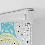 vidaXL Store enrouleur de douche avec cassette largeur du tissu 66 cm