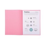 Paquet de 100 sous-chemises SUPER 60g 22x31cm Rose x 10 EXACOMPTA