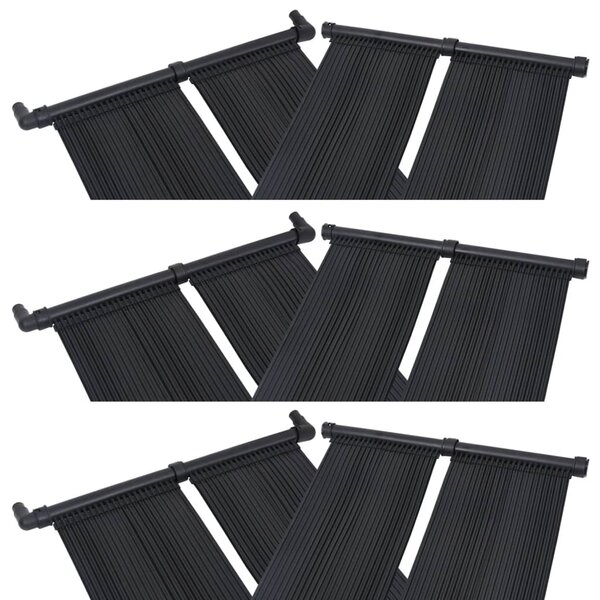 vidaXL Panneaux solaires de chauffage de piscine 6 Pièces 80x310 cm