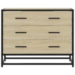 vidaXL Commode chêne sonoma 70x41x56 cm bois d'ingénierie