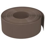 vidaXL Bordures de jardin 4 Pièces marron 10 m 20 cm polyéthylène