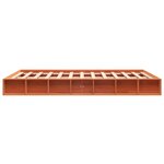 vidaXL Cadre de lit sans matelas cire marron 160x200cm bois pin massif