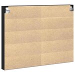 vidaXL Vitrine avec étagère Noir 100 x 8 5 x 75 cm Bois d'ingénierie