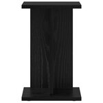 vidaXL Support de Plante 2 pièces Chêne noir 25 x 25 5 x 40 5 cm