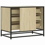 vidaXL Commode chêne sonoma 70x41x56 cm bois d'ingénierie
