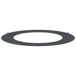vidaXL adapté pour anneau d'arbre plat Anthracite Ø60 / 90 cm Acier