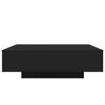 vidaXL Table basse noir 100x100x31 cm bois d'ingénierie