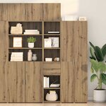 vidaXL Haut Armoire avec tiroir Chêne artisanal 40 x 42 5 x 185 cm