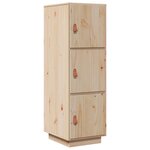 vidaXL Buffet haut 34x40x108 5 cm Bois massif de pin