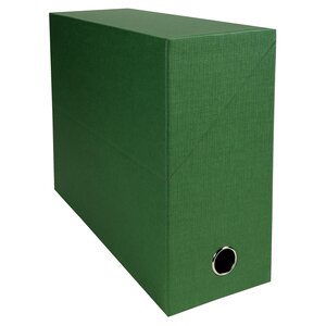 Boite Transfert Dos 120mm Papier Toilé - Vert - X 5 - Exacompta