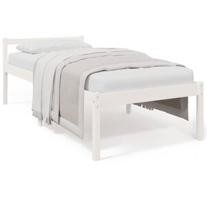 vidaXL Lit pour personne âgée sans matelas blanc 75x190 cm