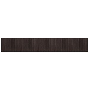 vidaXL Tapis rectangulaire marron foncé 80x500 cm bambou