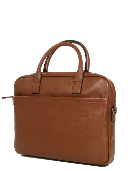 Porte ordinateur Allure en cuir - 13 pouces - KATANA - L35.5 x H27.0 x P5.5 cm - 69361-Camel