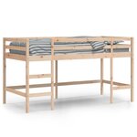 vidaXL Lit mezzanine d'enfants sans matelas avec échelle 90x200 cm