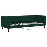vidaXL Lit de jour avec matelas vert foncé 80x200 cm velours