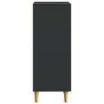 vidaXL Buffet Noir 33 x 34 5 x 90 cm Bois d'ingénierie