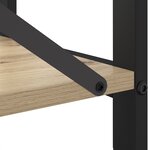 vidaXL Bibliothèque Chêne sonoma 60 x 30 x 48.5 cm Bois d'ingénierie