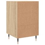 vidaXL Table de chevet chêne sonoma 40x40x66 cm bois d'ingénierie